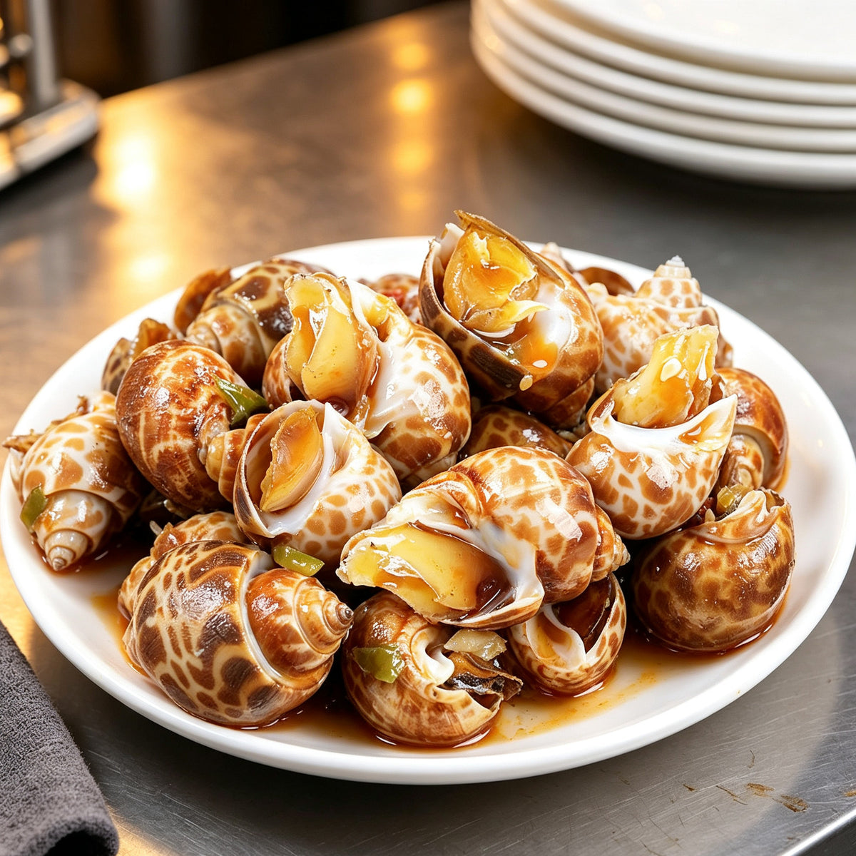 Deliciously Marinated Fresh Sea Snails