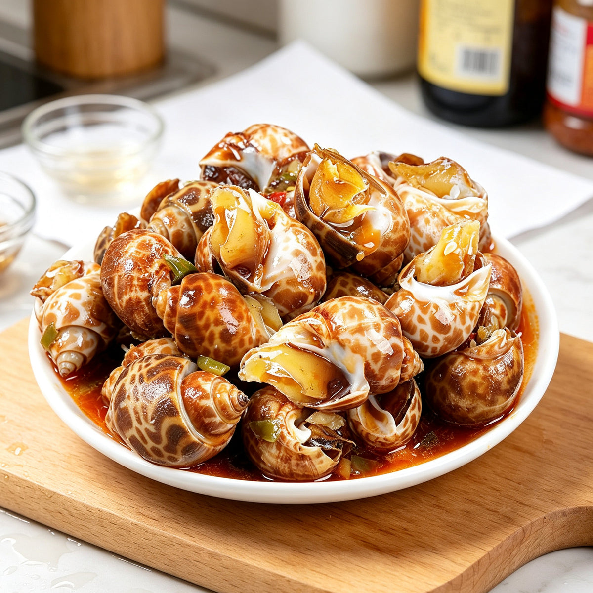 Deliciously Marinated Fresh Sea Snails