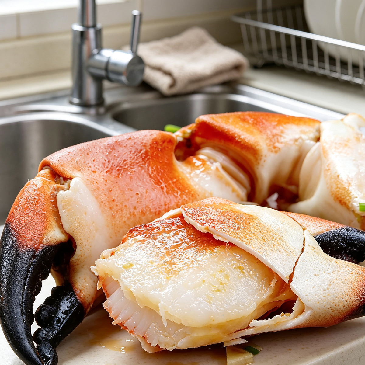 Royal Stone Crab Claws Freshly Prepared